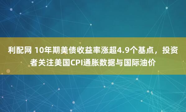利配网 10年期美债收益率涨超4.9个基点，投资者关注美国CPI通胀数据与国际油价
