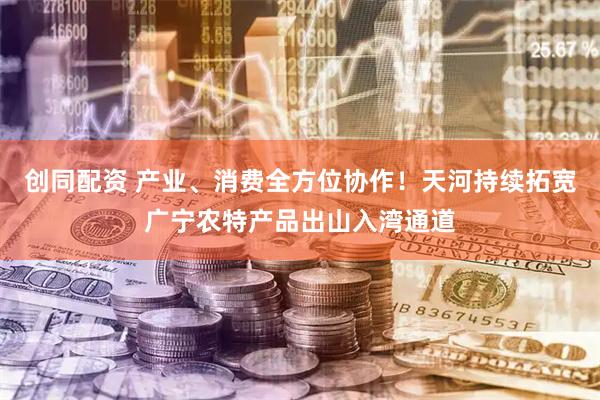 创同配资 产业、消费全方位协作！天河持续拓宽广宁农特产品出山入湾通道
